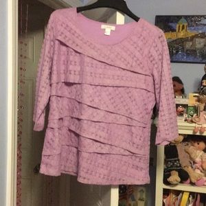 2/$25 CJ Banks Long Sleeve Blouse